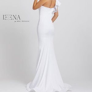 NWT-White Ieena Duggal Gown